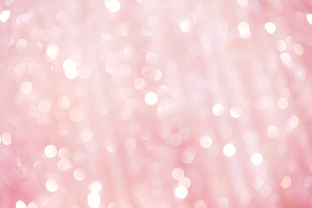 istock White gray sparkle bokeh glitter abstract on pink background 1204205327