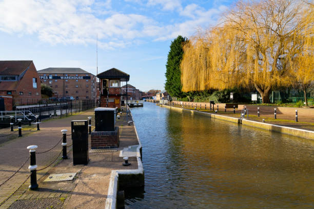 istock Newark Town locks on the River Trent 1204205381