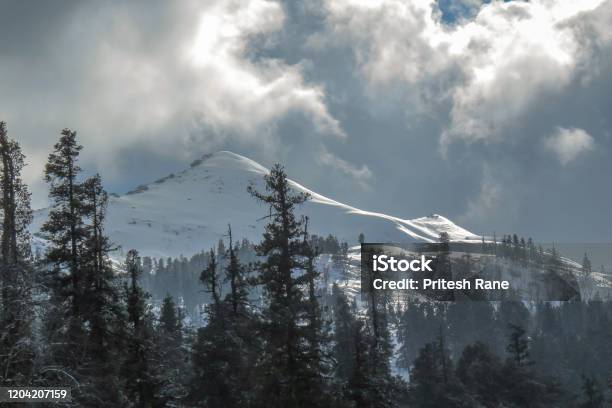 Kedarkantha Peak In Himalayan Mountains Stock Photo - Download Image Now - Adventure, Asia, Beauty