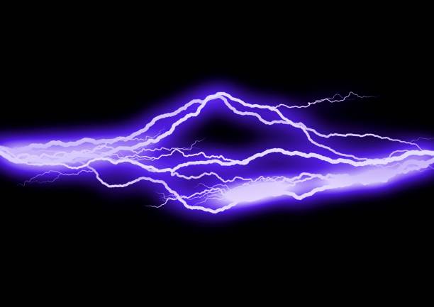 istock Abstract lightning illuminating the dark 1204208987