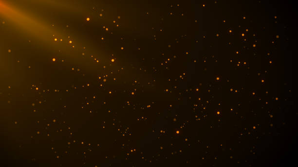 istock Beautyful gold particles abstract background with shining. 1204217765