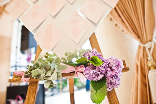 istock Beautiful wedding set decoration in the restaurant. 1204221688