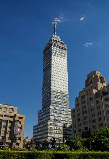 Torre Latinoamericano or the Latin American tower in Mexico City