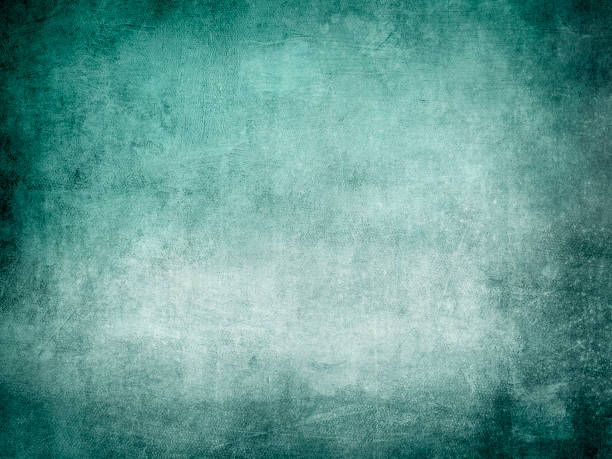 abstract green background with canvas texture - grung imagens e fotografias de stock