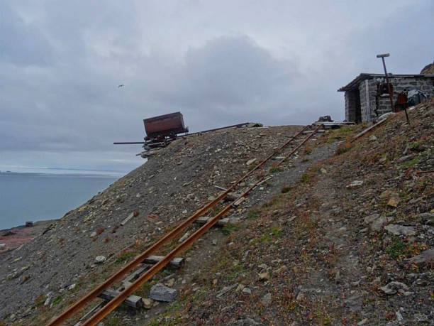 an old mine in the hill