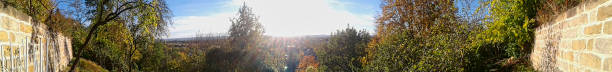 istock panorama picture from a wall and trees 1204228172