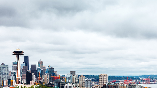 Seattle skylines.\nWashington, USA