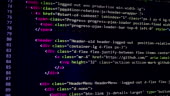 Developer Software Source Code Screen Programming Code Writing Script ...