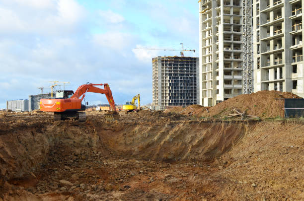 istock Excavator load the sand to the heavy dump truck 1204237775