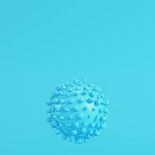istock virus on bright blue background in pastel colors 1204238425