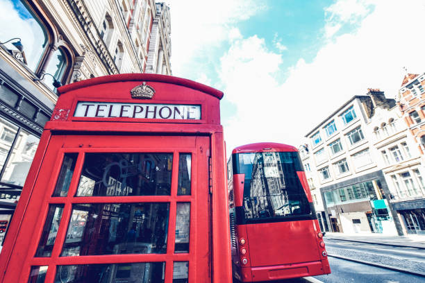 istock London Telephone Booth And Public Bus 1204238901