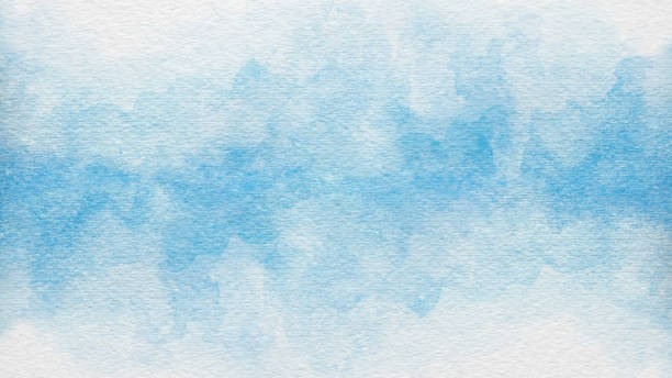 istock Blue azure turquoise abstract watercolor background for textures backgrounds and web banners design 1204244693