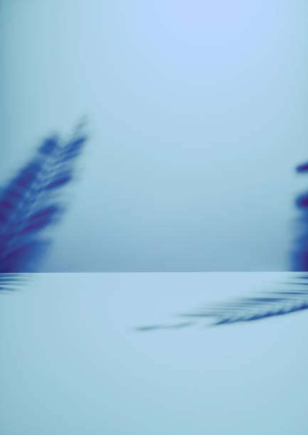 Cosmetic pastel Blue background for product presentation