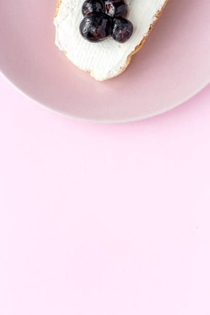 toast bread and different toppings from above