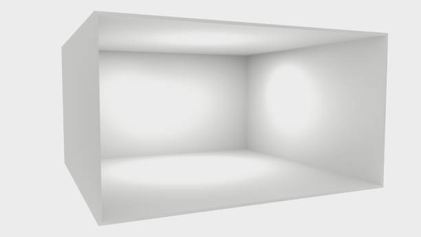 istock 3D render illustration of the empty room interior wall 1204254024