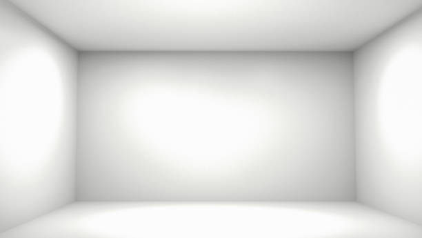 istock 3D render illustration of the empty room interior wall 1204254040