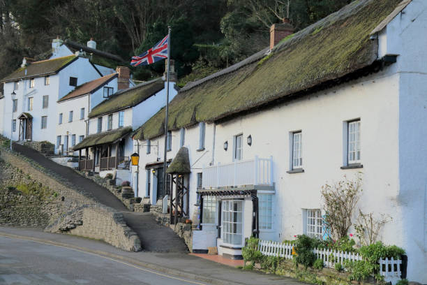 istock Coastal village of Lynmouth in Devon 1204258090