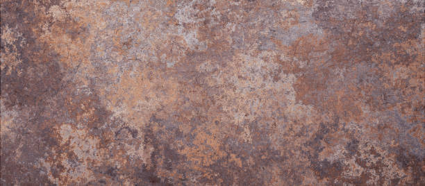 istock Rusty metal panel texture.Steel oxidizing backgrounds.Damaged old metal surface. 1204260089