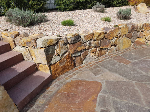 istock Rockery, Drywall, Natural stone wall 1204262584