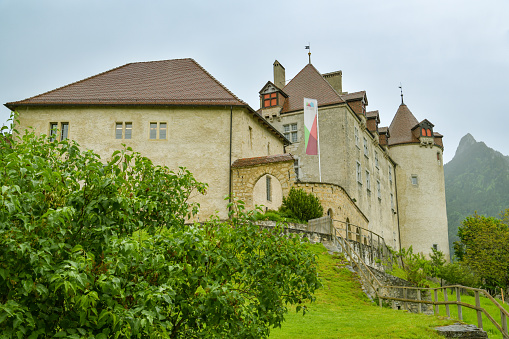 The Castle Wildegg is a big medieval building built in the 13th Century. It was part of the Hapsburg Dynasty. Now inside the Castle is a beautiful Museum about the Families and Knights where living inside. The image was captured during springtime.