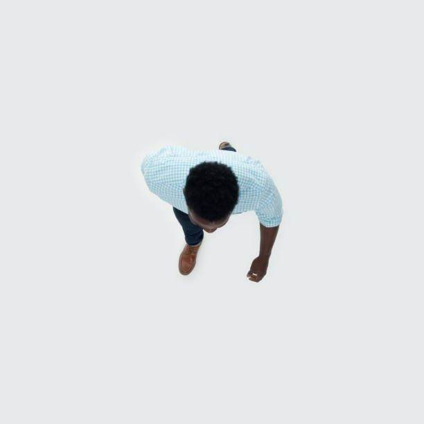 istock Caucasian male walking 1204265700