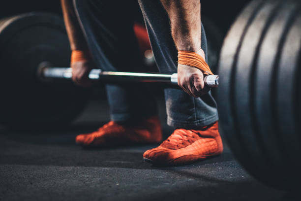 istock Weightlifter at the gym 1204268033