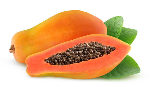 istock Isolated papaya fruits 1204268112