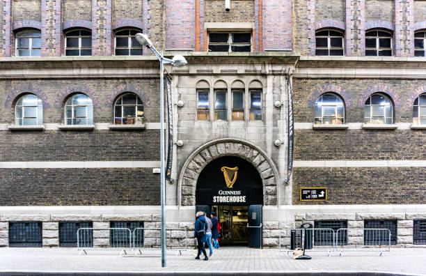 The entrance to the Guinness Storehouse, in Dublin, ireland. The entrance to the Guinness Storehouse,in Dublin, Ireland's most popular tourist attraction. guinness photos stock pictures, royalty-free photos & images