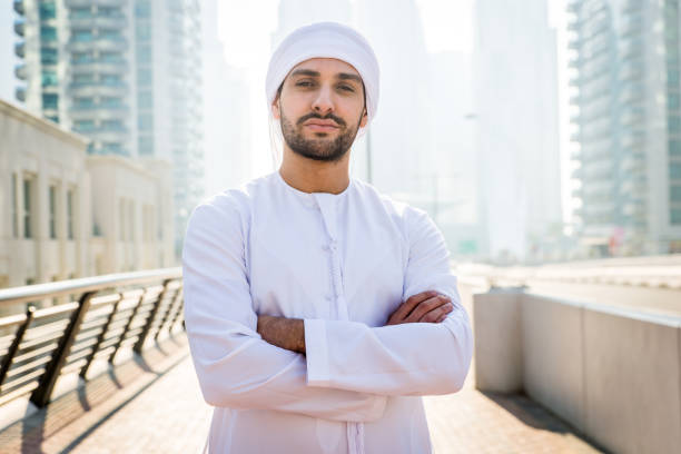 istock Arabic man with kandora in Dubai 1204270037