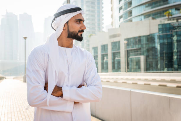 istock Arabic man with kandora in Dubai 1204272140