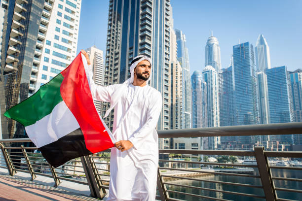 istock Arabic man with kandora in Dubai 1204272905