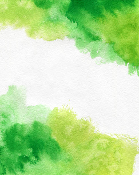 istock Bright painted watercolor texture. Hand drawn background with text place. 1204273083