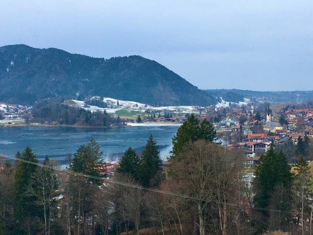 istock Schliersee in upper Bavaria, Germany. Winter in alps 1204274237