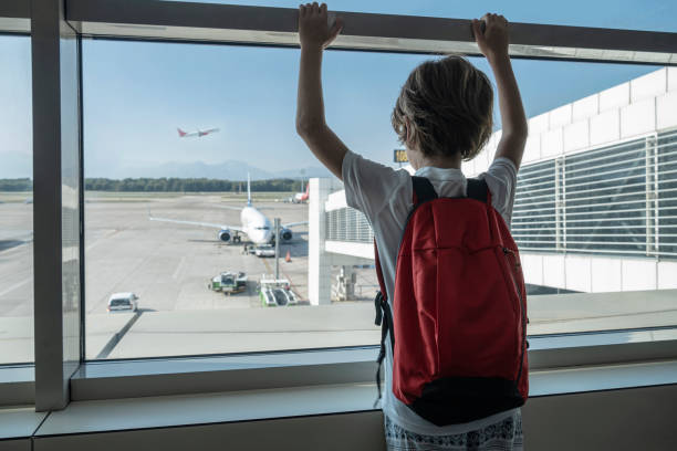 istock Child in airport 1204274246