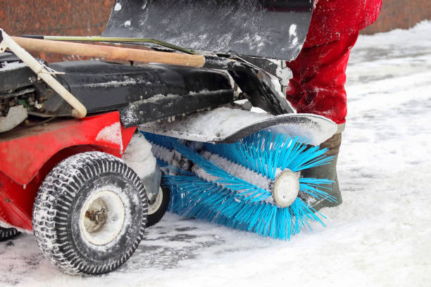 istock special machine for snow removal cleans the road 1204274669