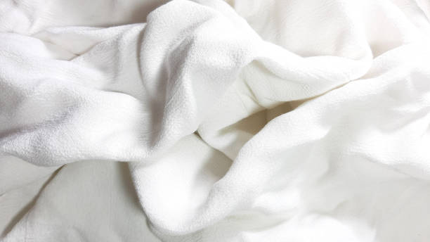 istock White fiber texture, background. Fashion pattern modern, photo backdrop surface empty 1204276028