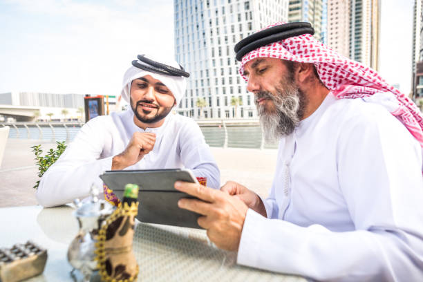 istock Businessmen in Dubai 1204278699