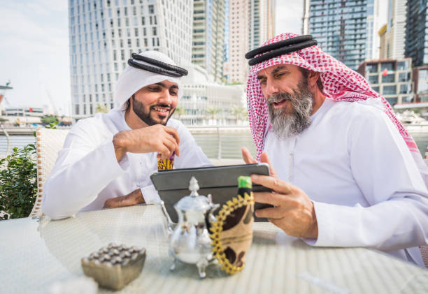 istock Businessmen in Dubai 1204279076