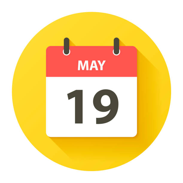 130+ Calendar Icon May 19 Stock Illustrations, Royalty-Free Vector Graphics & Clip Art - iStock