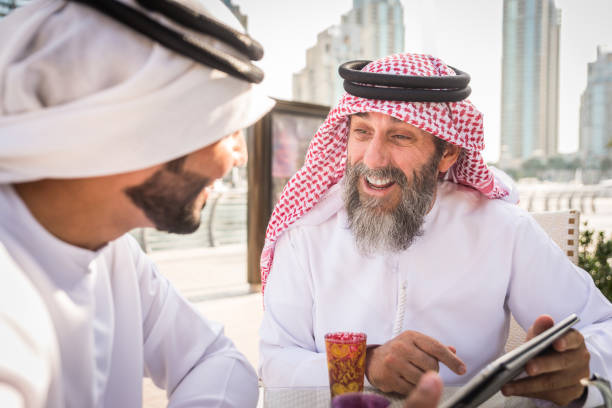 istock Businessmen in Dubai 1204280214