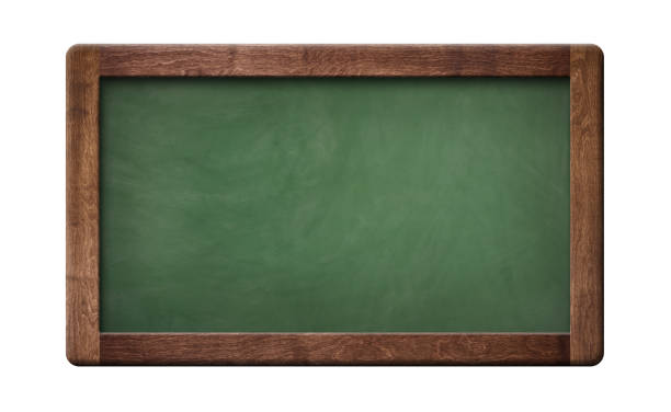 istock Small blank slate blackboard green color 1204288271