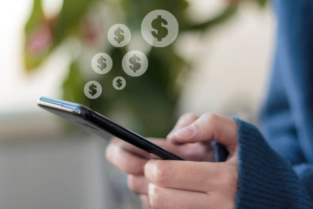 istock Woman using smartphone for online business 1204291898