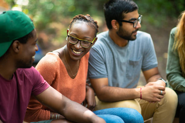 istock Multi-Ethnic Friends Camping stock photo 1204292258