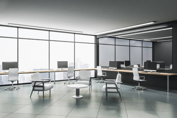 istock Contemporary loft style coworking office 1204293577