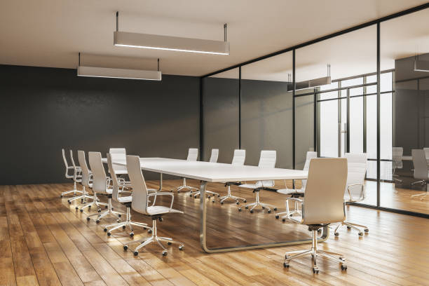 istock Luxury meeting room 1204294505