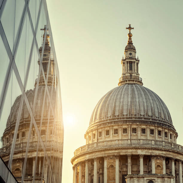 istock St Paul's Cathedral dome at sunset in London 1204294896