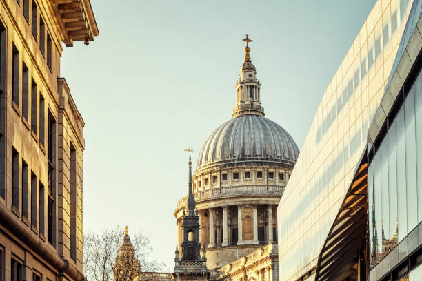 istock St Paul's Cathedral dome at sunset in London 1204294934