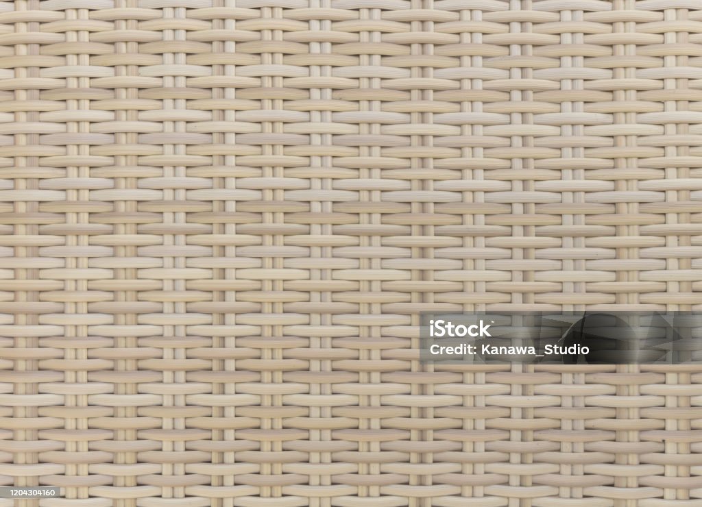 Rustic old woven rattan texture Full frame studio shot of synthetic rattan wicker weave texture background Rattan Stock Photo