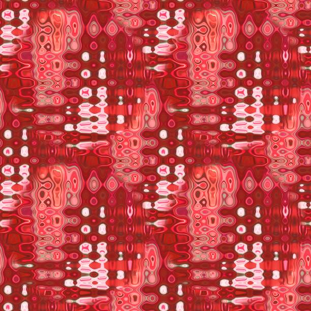 istock Seamless pattern of bright stains of paint, bright colors. Psychedelic abstract background. 1204304324