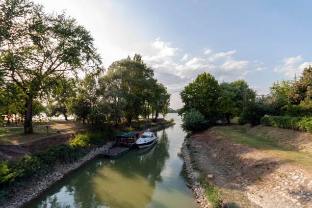 Danube Channel at Esztergom, Hungary.